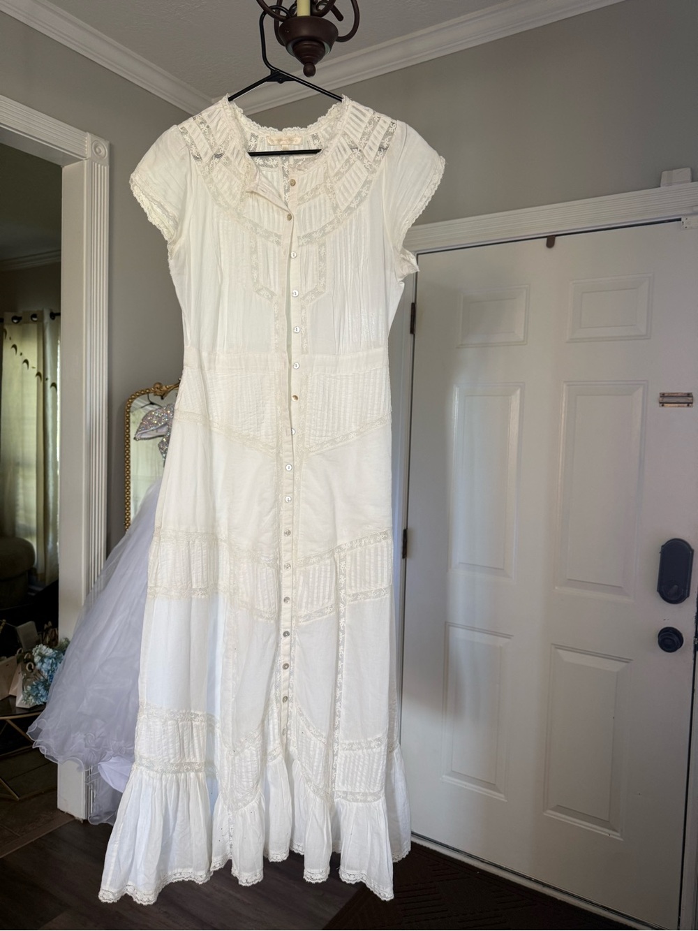 Loveshackfancy Remi Cotton Victorian Midi Dress
